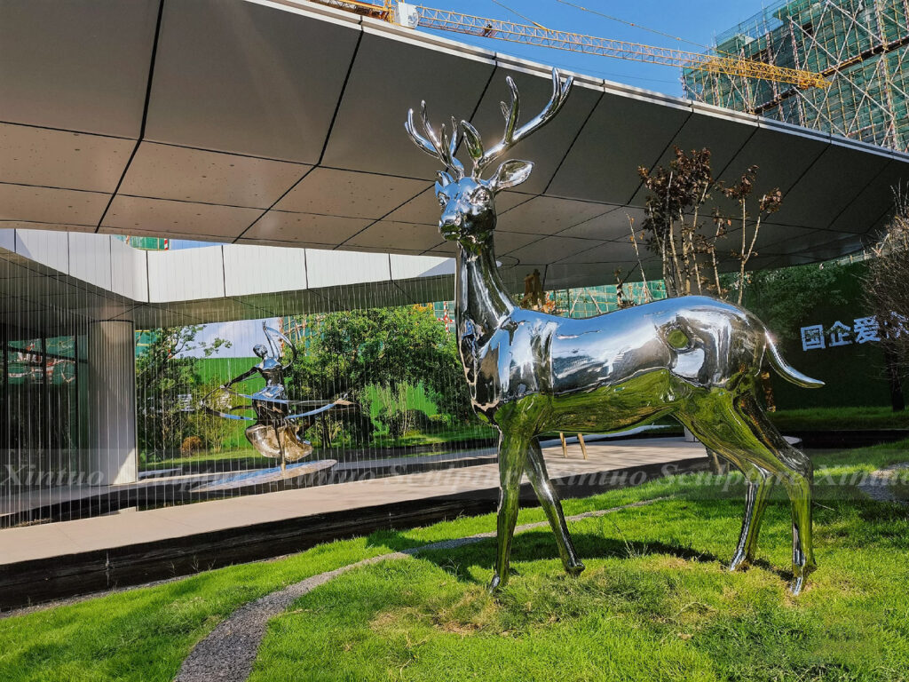 Life Size Deer Statue 
