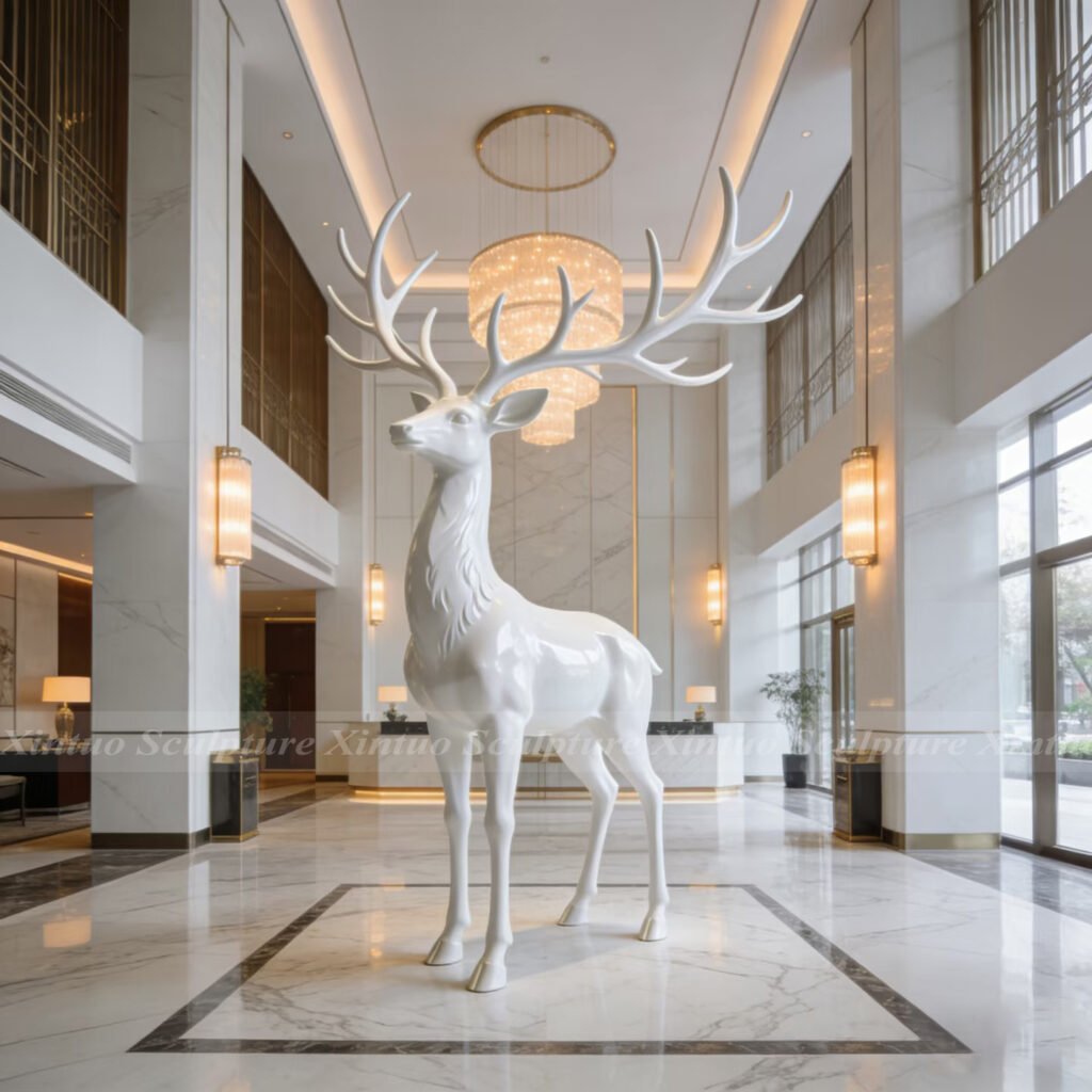 Life Size Deer Statue 