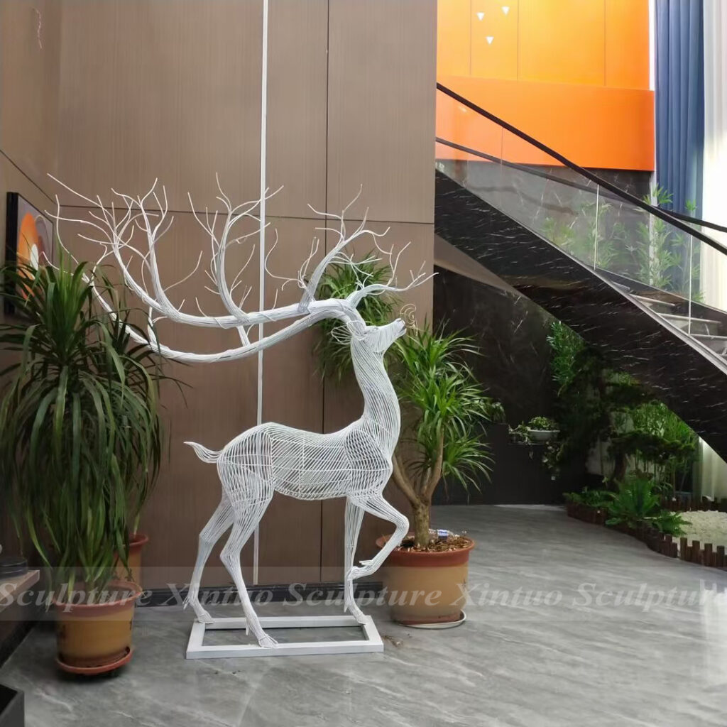 Life Size Deer Statue 