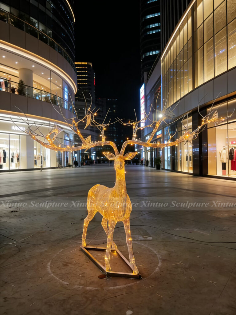 Life Size Deer Statue 