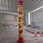 Chinese Dragon Column
