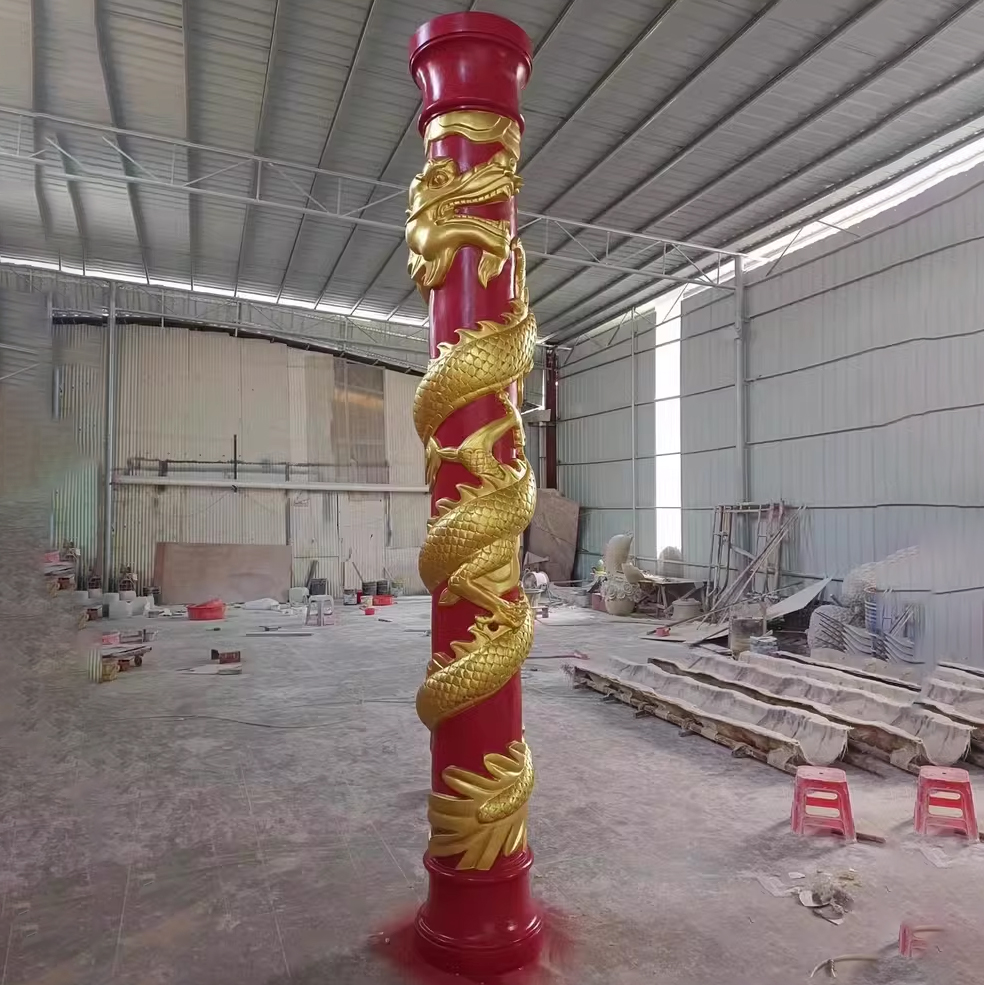 Chinese Dragon Column