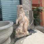 Stone Bear Garden Statue