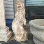 Stone Bear Garden Statue