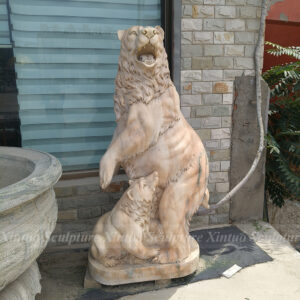 Stone Bear Garden Statue