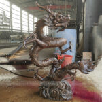 Bronze Dragon Statue