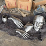 stainless steel wall sculpture