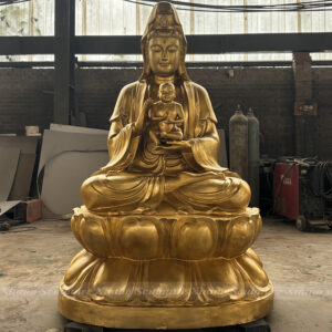 Child Giving Guanyin Statue