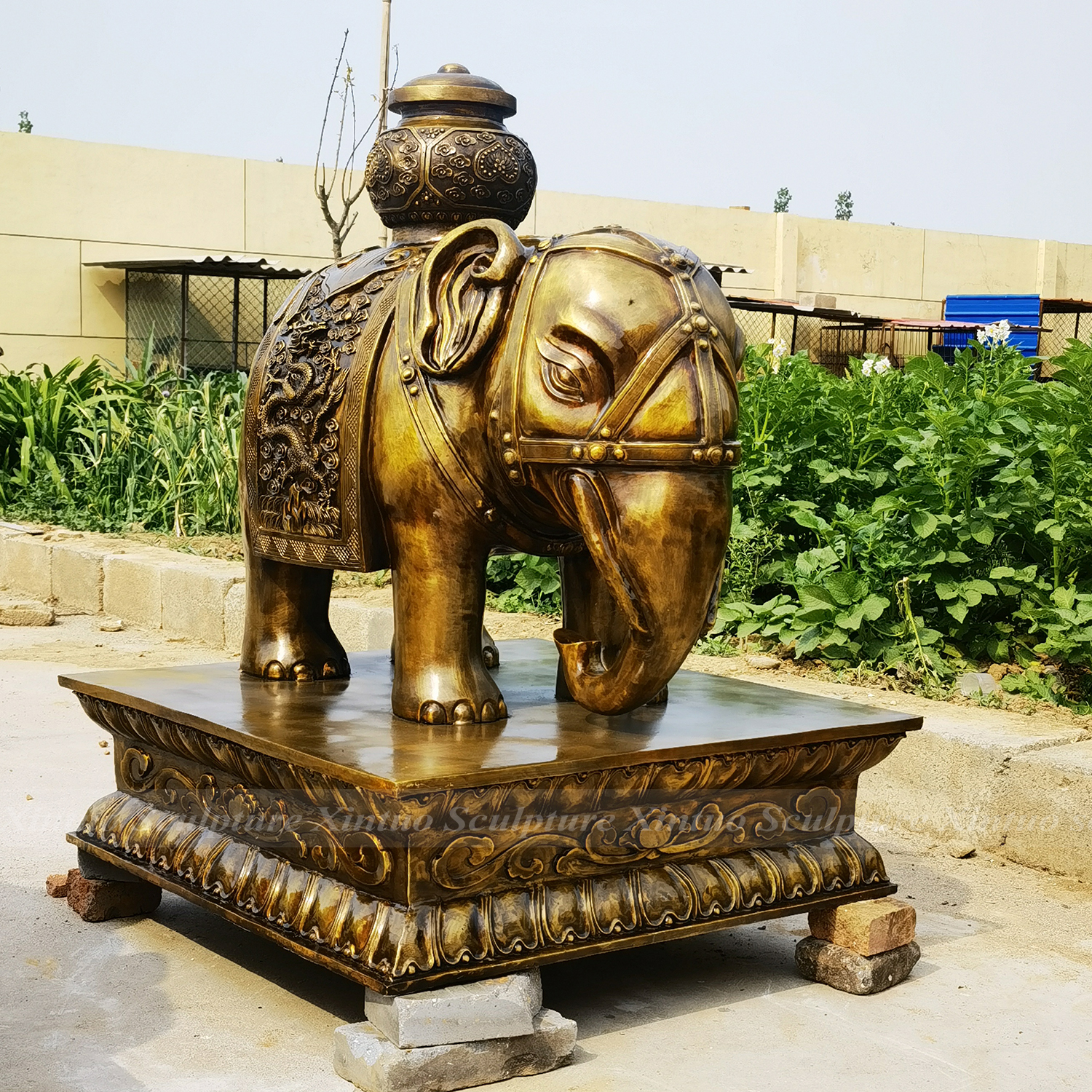 Antique Elephant Sculpture1 Antique Elephant Sculpture