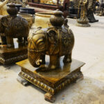 Antique Elephant Sculpture