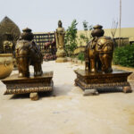 Antique Elephant Sculpture