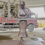 Modern Abstract Figure Sculpture