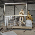 Modern Abstract Figure Sculpture