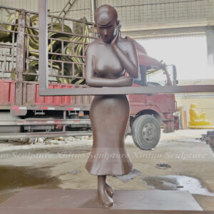 Modern Abstract Figure Sculpture