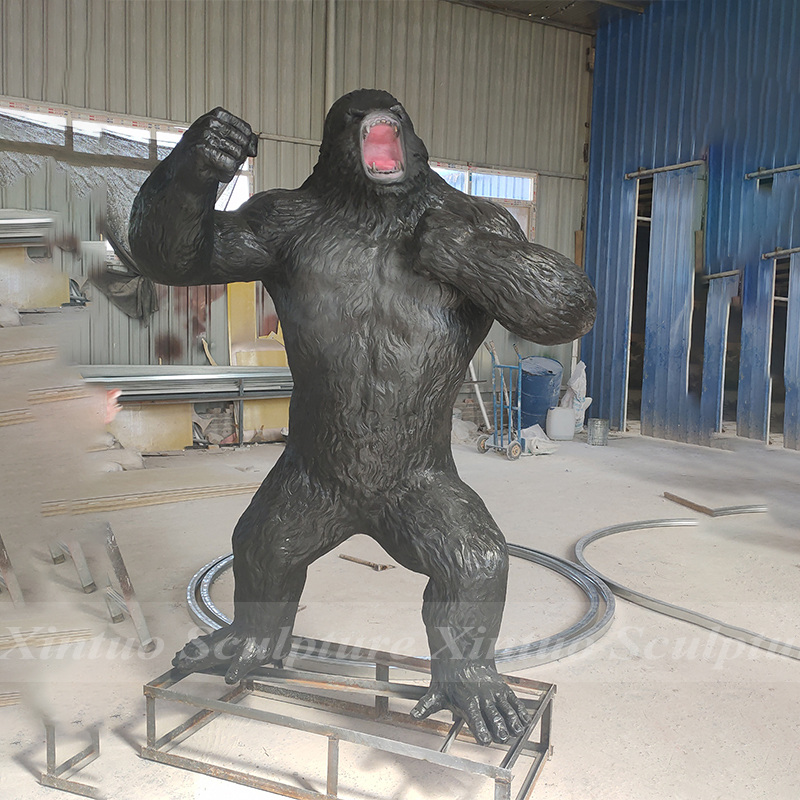 fiberglass gorilla statue