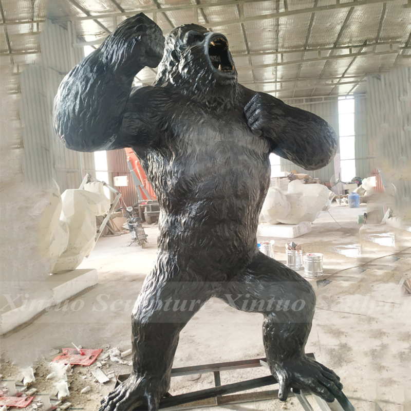 fiberglass gorilla statue