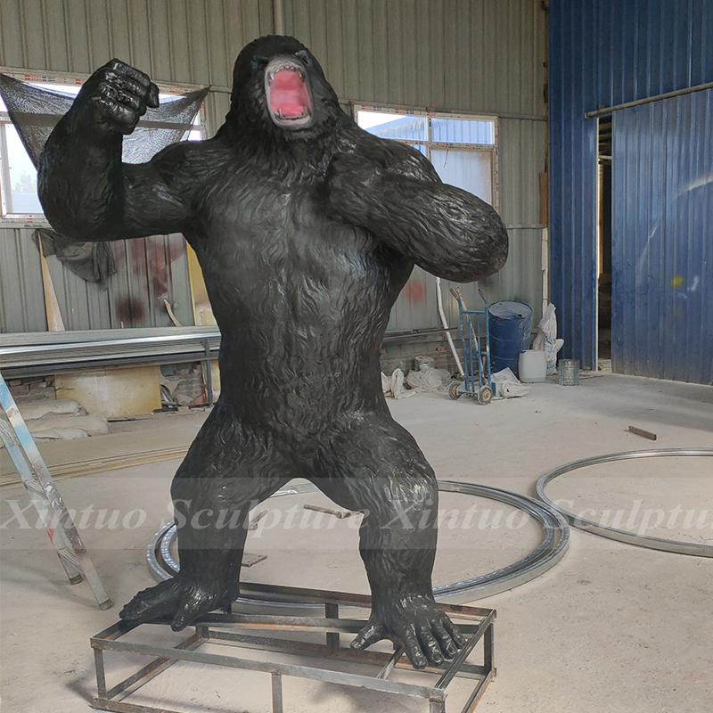fiberglass gorilla statue