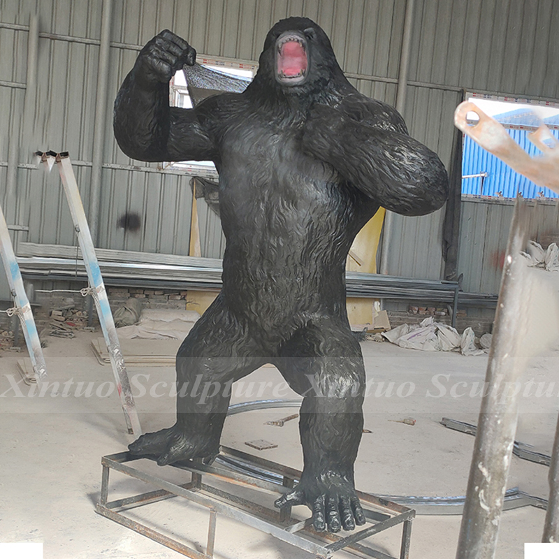 fiberglass gorilla statue