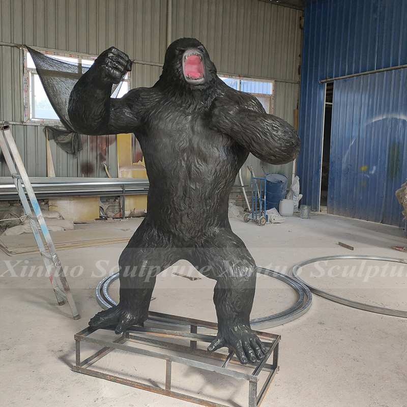 fiberglass gorilla statue
