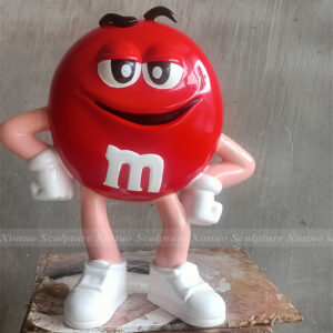 Red M&M Statue for Sale