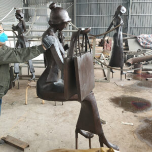 Abstract Bronze Sculpture