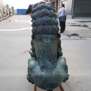 Bronze Foo Lion Statue