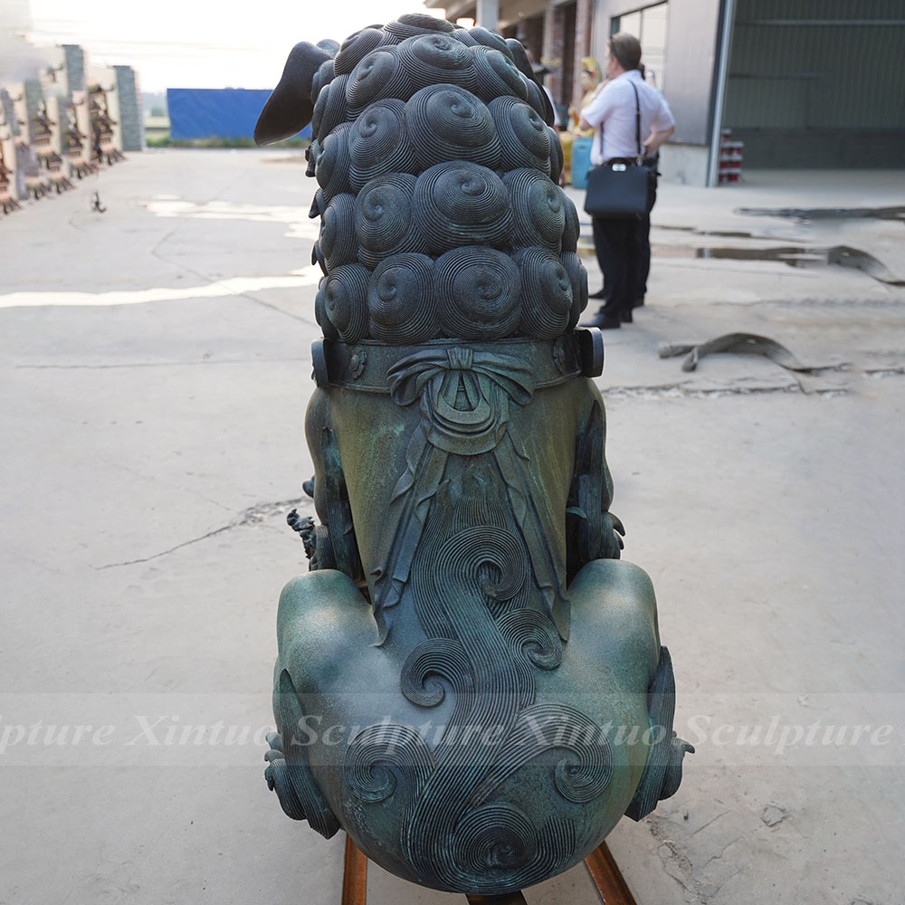 Bronze Foo Lion Statue
