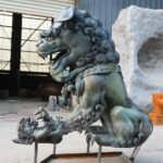 Bronze Foo Lion Statue