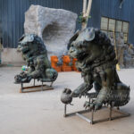 Bronze Foo Lion Statue
