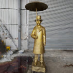 Umbrella Man Statue