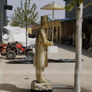 Umbrella Man Statue