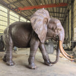 large bronze elephant statues
