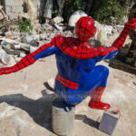 full size spiderman statue