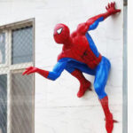full size spiderman statue