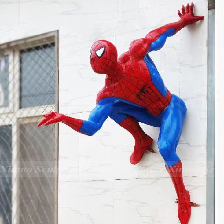 full size spiderman statue