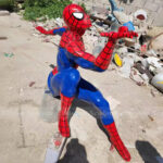 full size spiderman statue