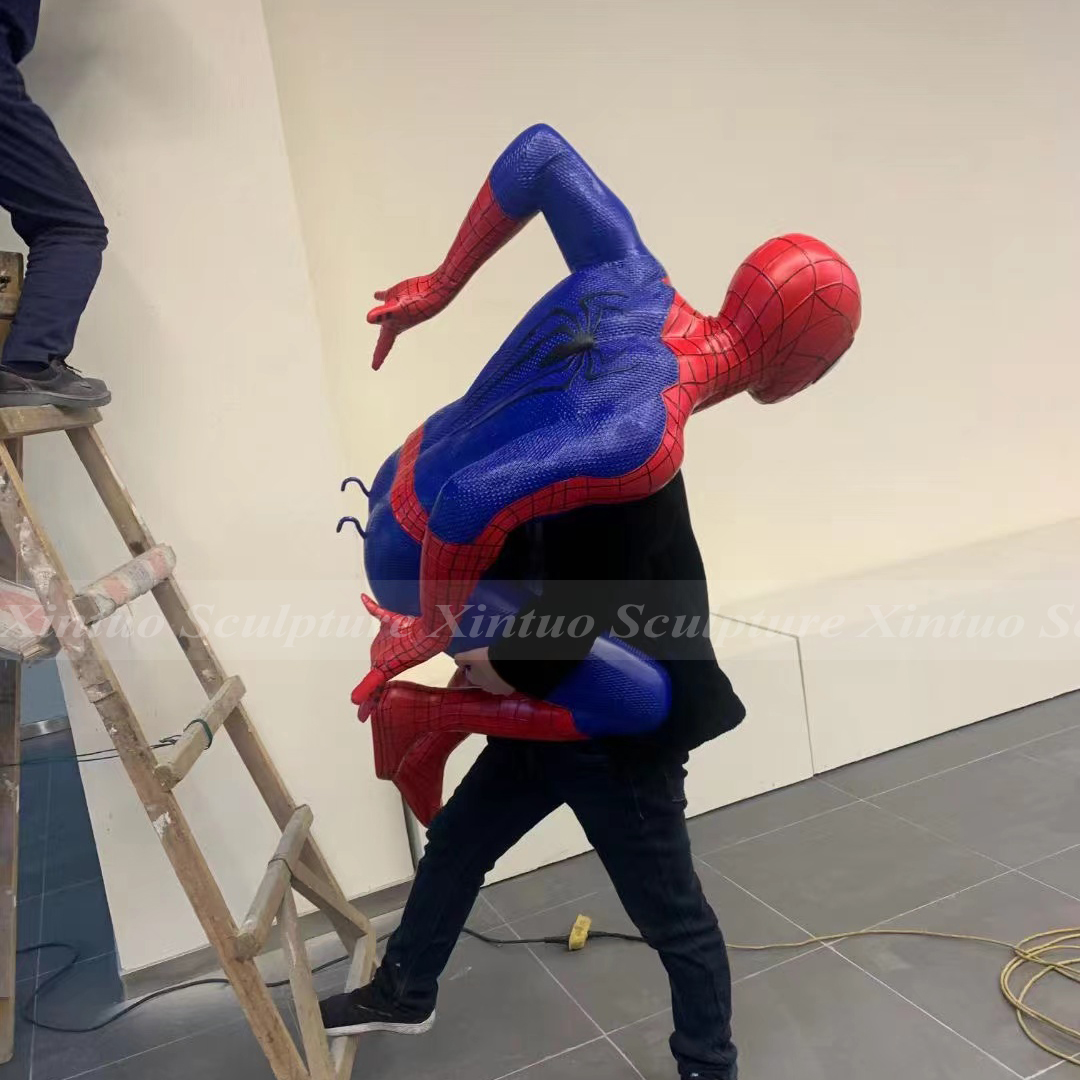 life size spiderman statue for sale (2) Life Size Spider-Man Statue for Sale