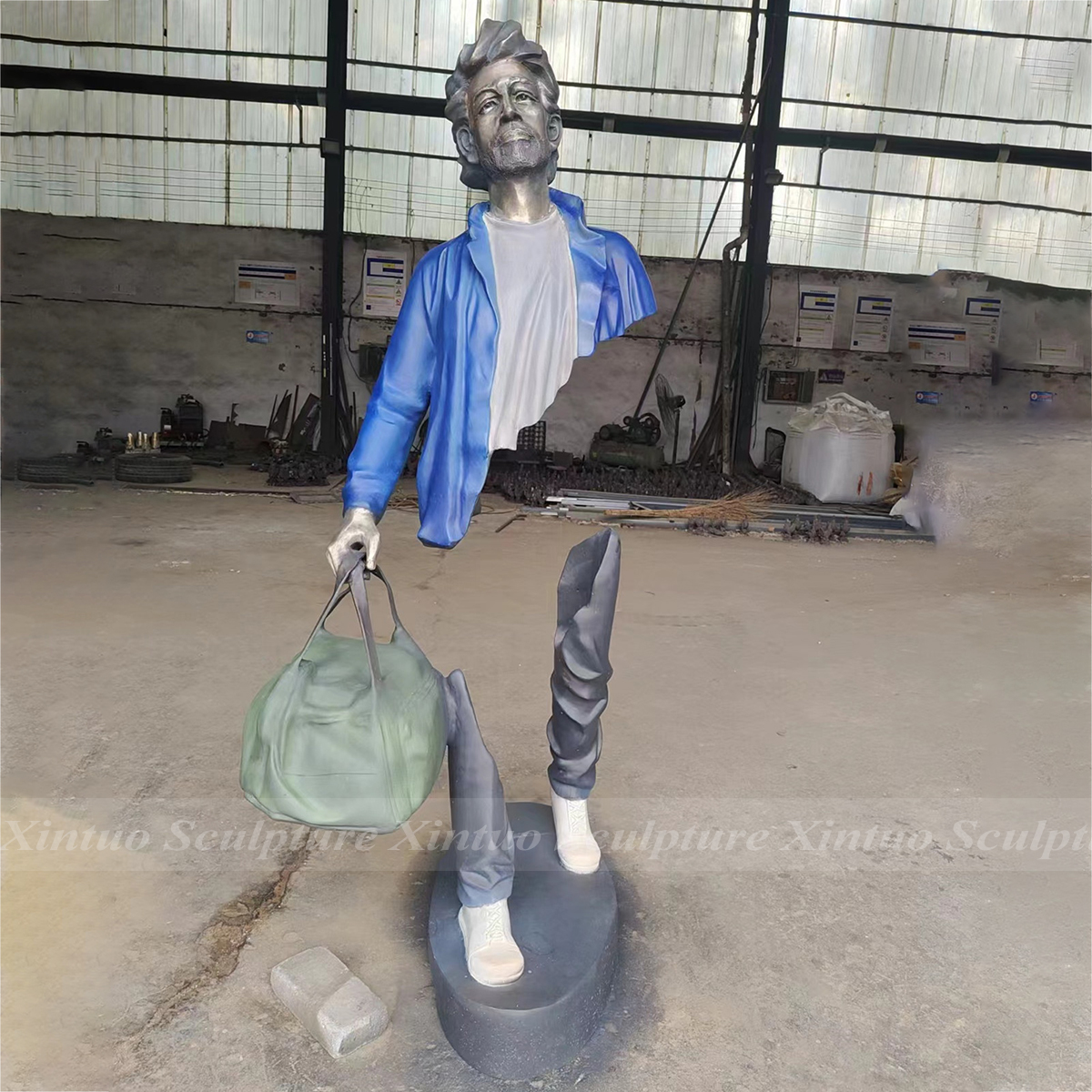 The Traveler Bronze Sculpture