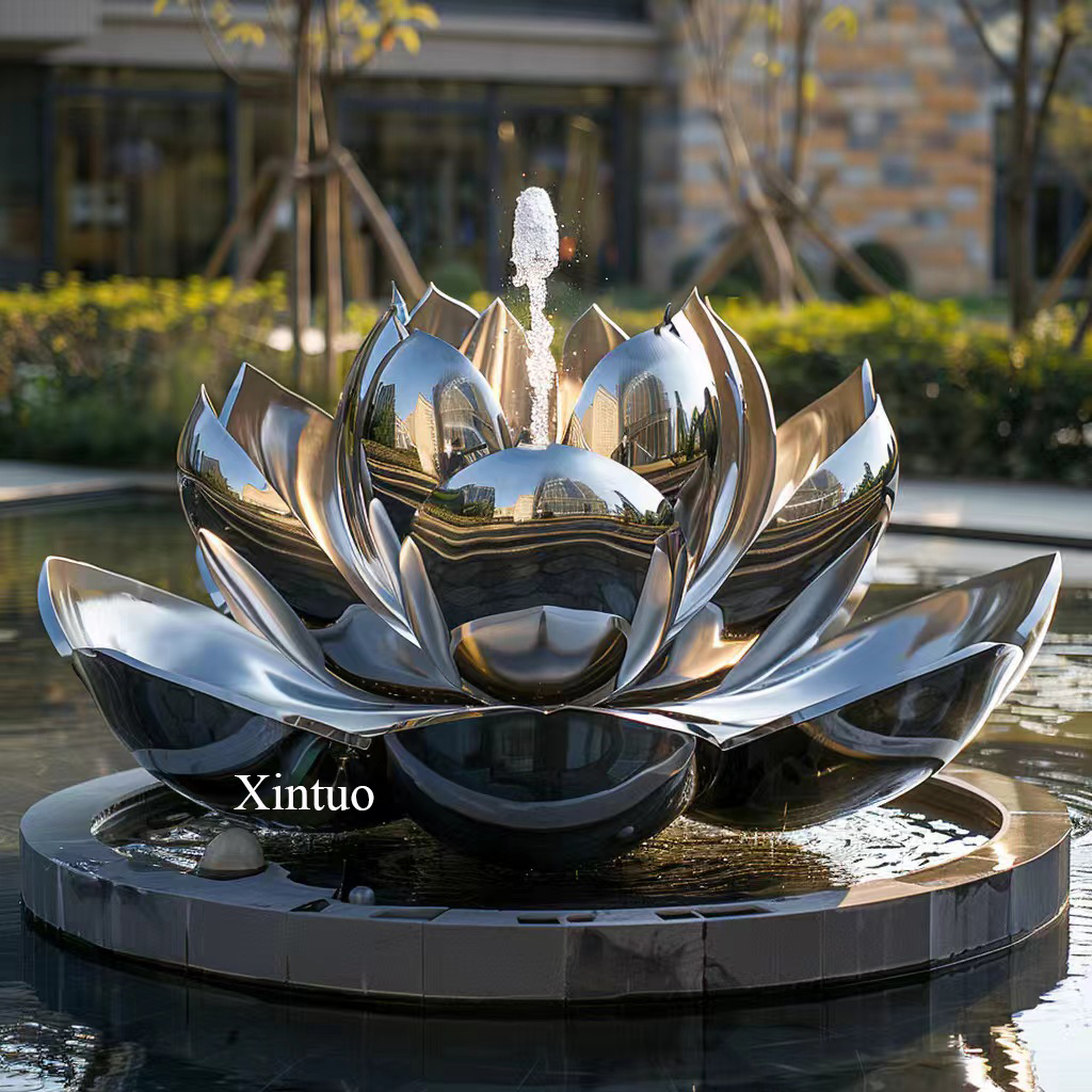 Lotus Flower Outdoor Fountain Lotus Flower Outdoor Fountain