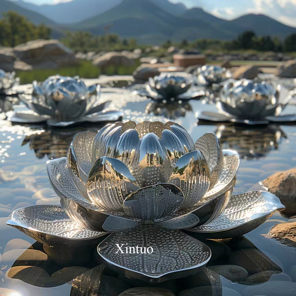 Lotus Flower Outdoor Fountain Lotus Flower Outdoor Fountain