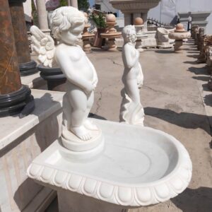 Marble Cherub Fountain