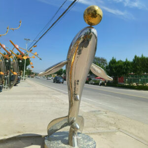 Dancing Dolphin Statue