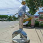 Dancing Dolphin Statue