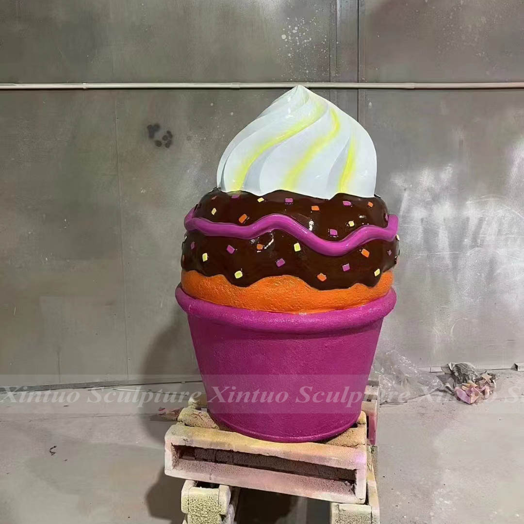 large ice cream cone statue1 large ice cream cone statue
