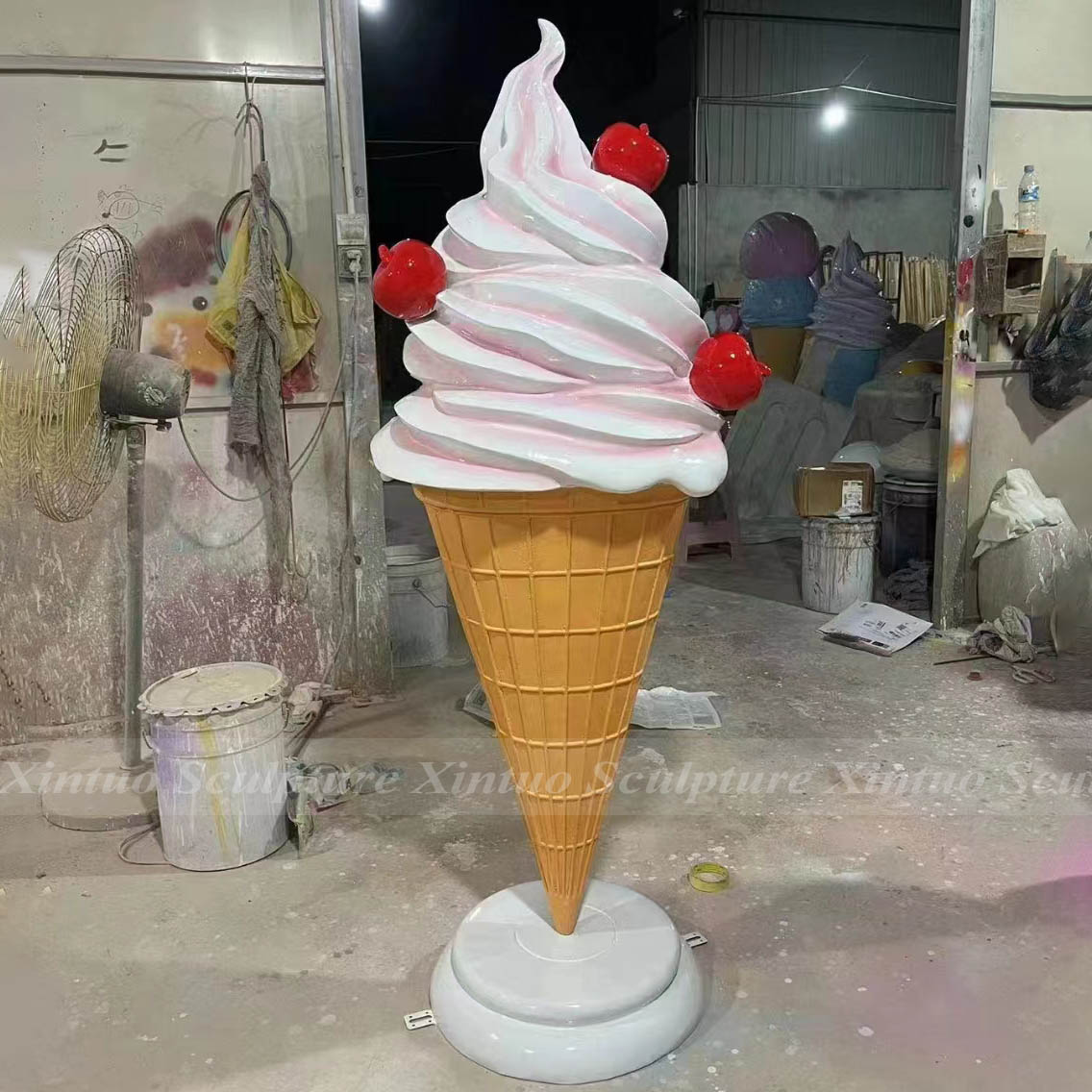 large ice cream cone statue2 large ice cream cone statue