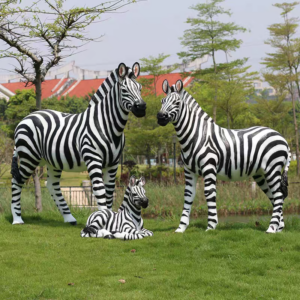 life size zebra statue