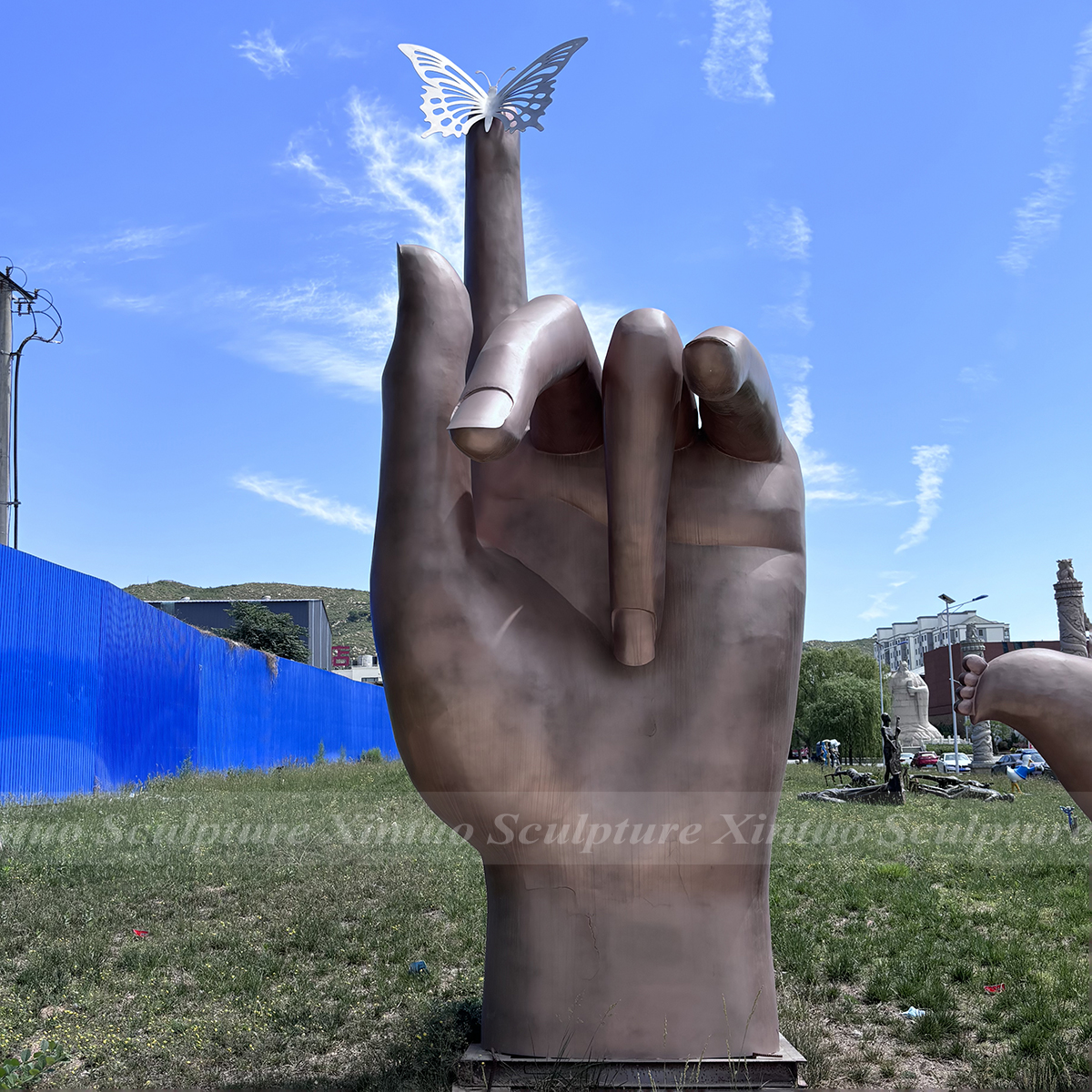 Giant Hand Sculpture