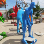 Golfer Lawn Statue