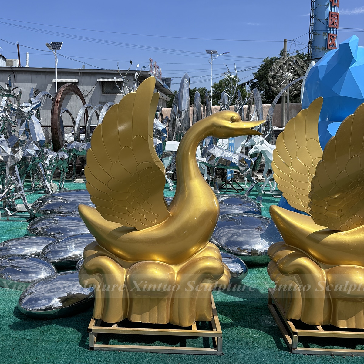 Swan Water Fountain