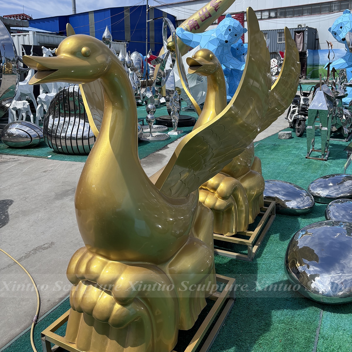 Swan Water Fountain
